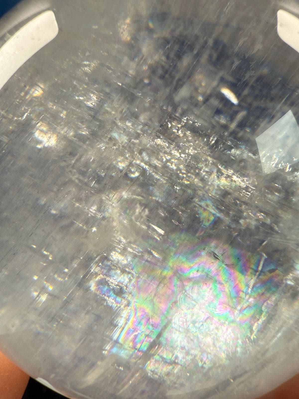 Optical Calcite Sphere with Star