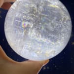 Optical Calcite Sphere with Star