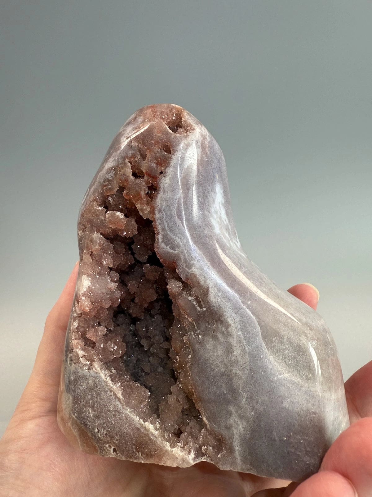 Pink Amethyst Geode