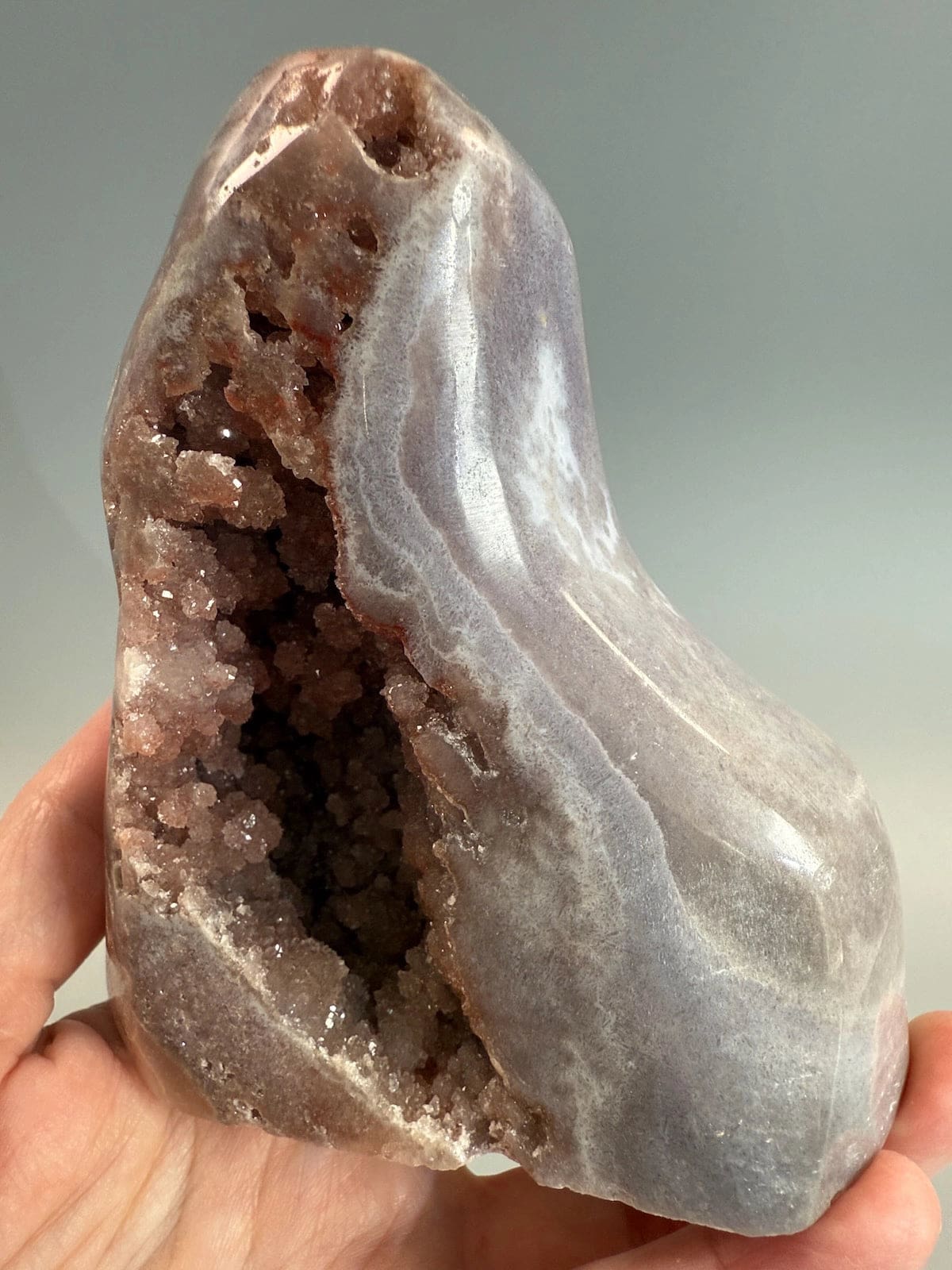 Pink Amethyst Geode