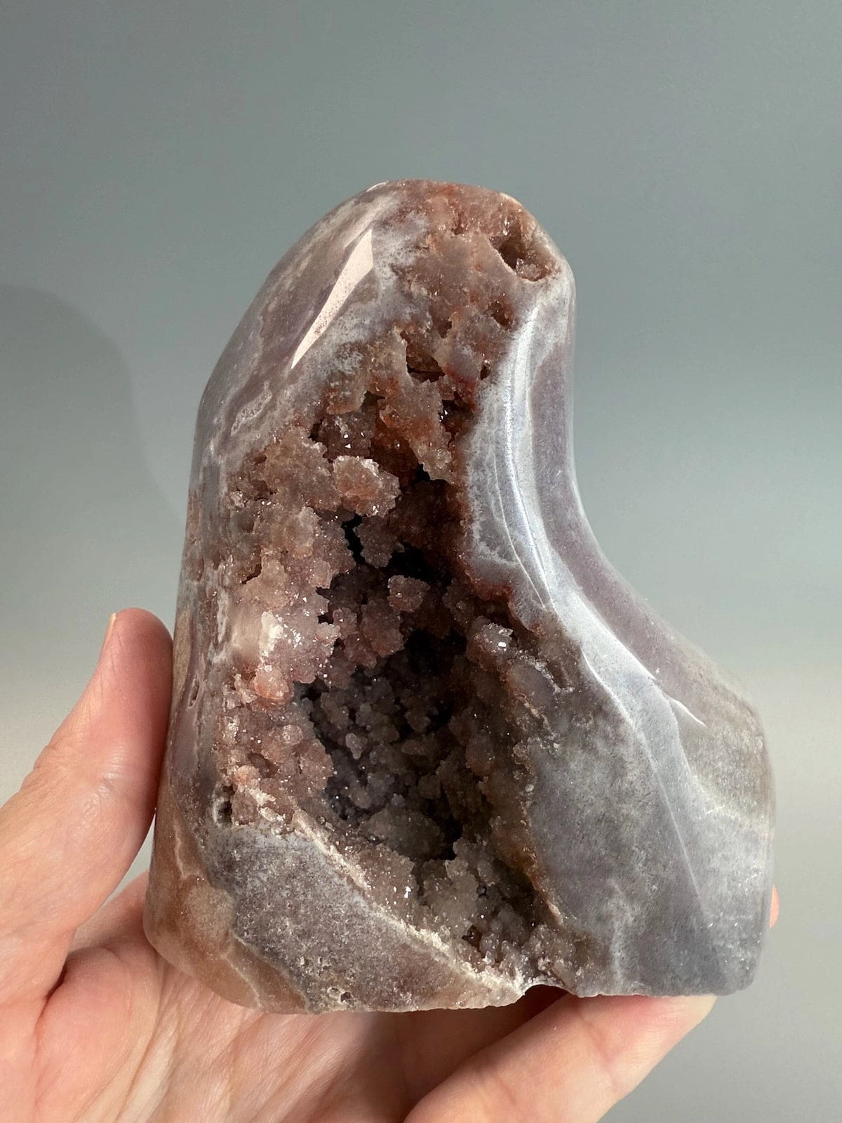Pink Amethyst Geode