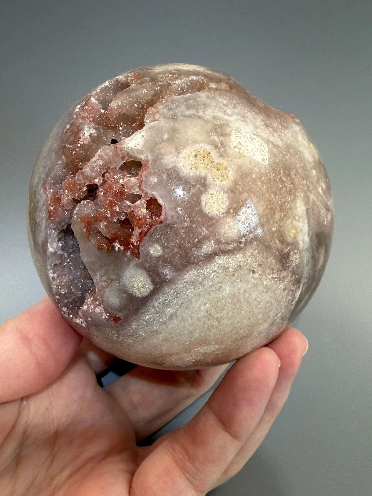 Pink Amethyst Sphere