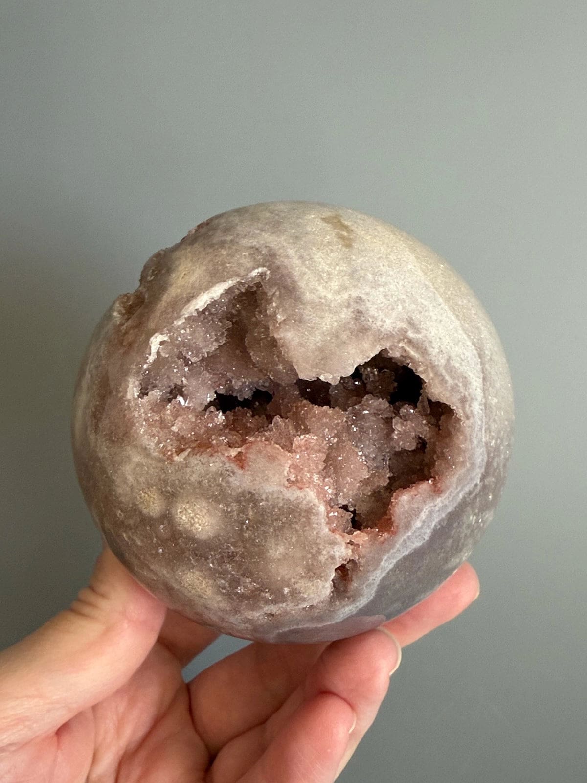 Pink Amethyst Sphere