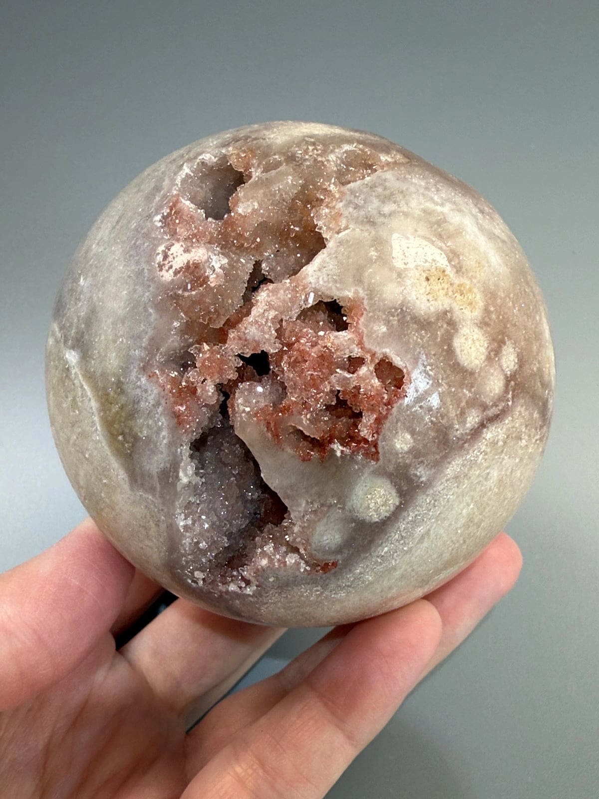 Pink Amethyst Sphere
