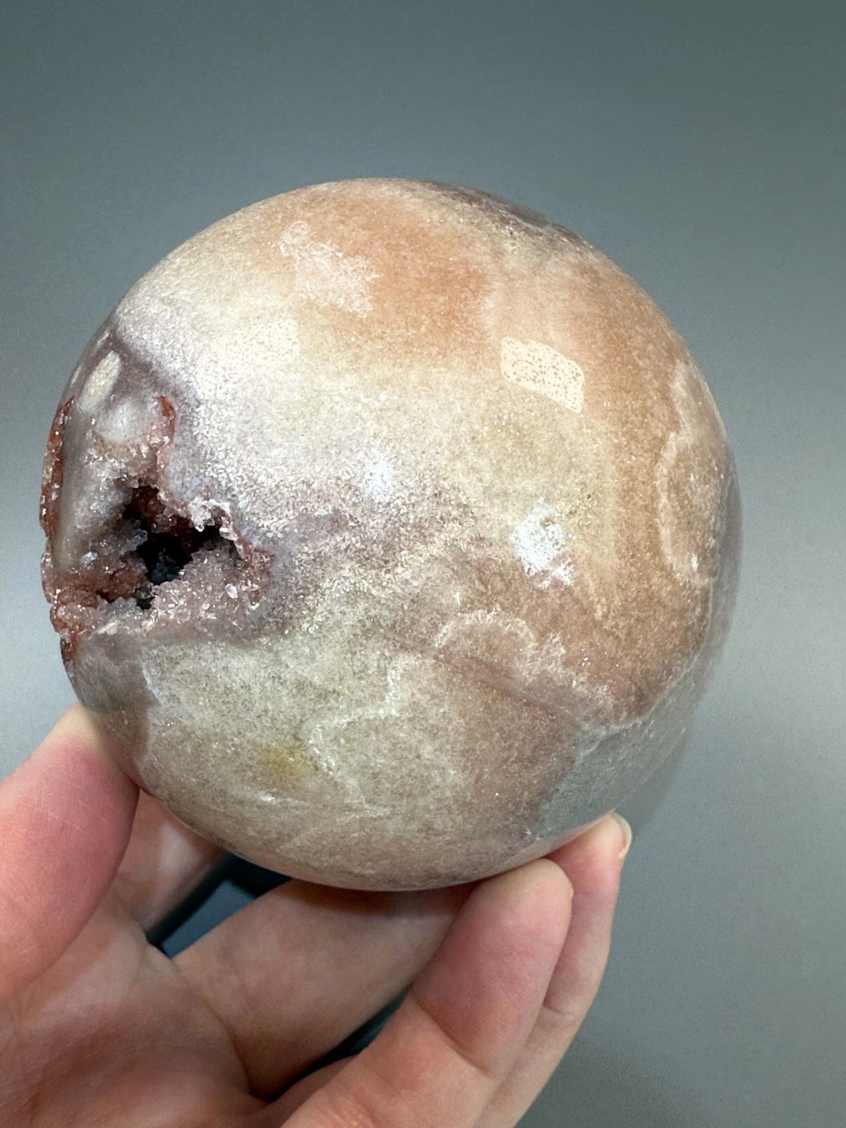 Pink Amethyst Sphere