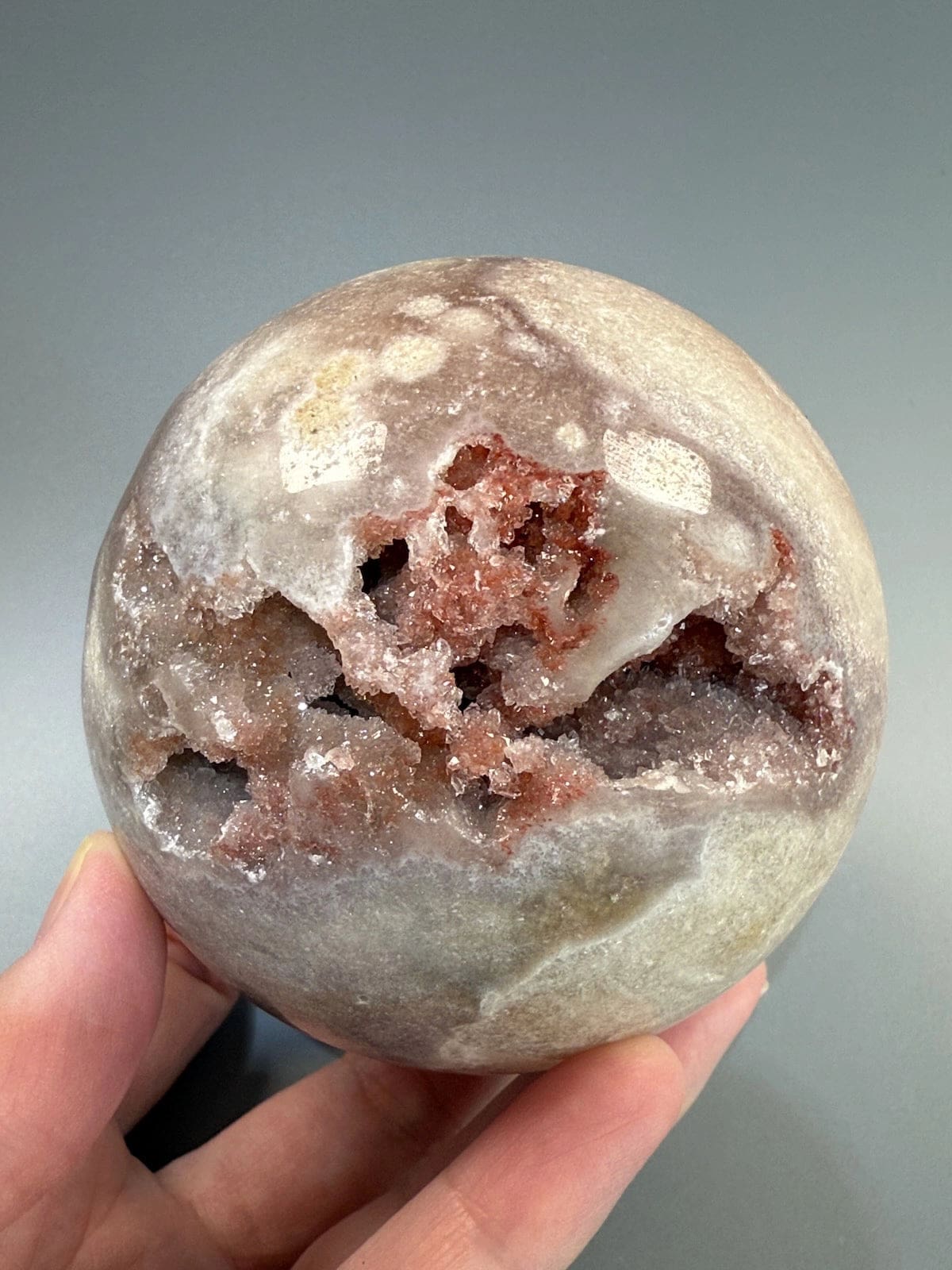 Pink Amethyst Sphere