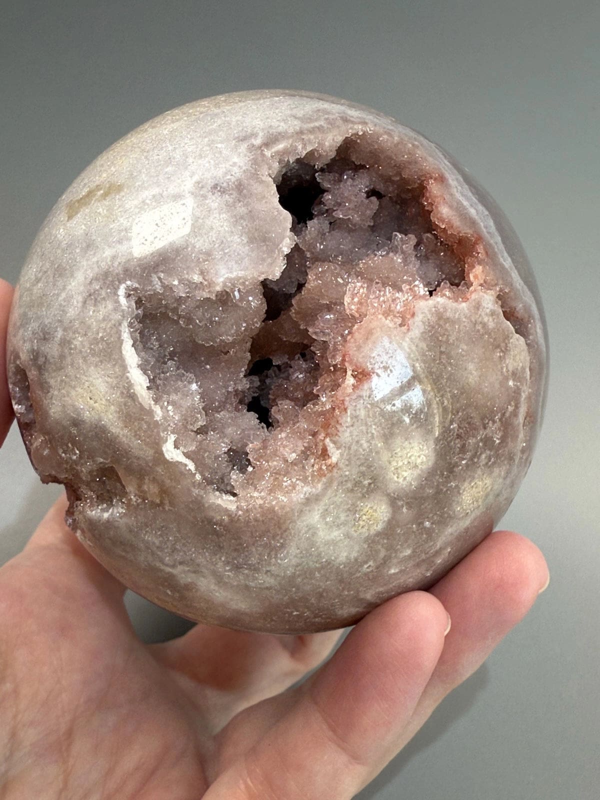 Pink Amethyst Sphere