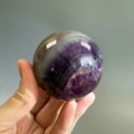 Rainbow Fluorite Sphere with Mica