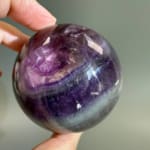 Rainbow Fluorite Sphere with Mica