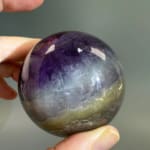 Rainbow Fluorite Sphere with Mica