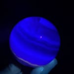 Rainbow Fluorite Sphere with Mica