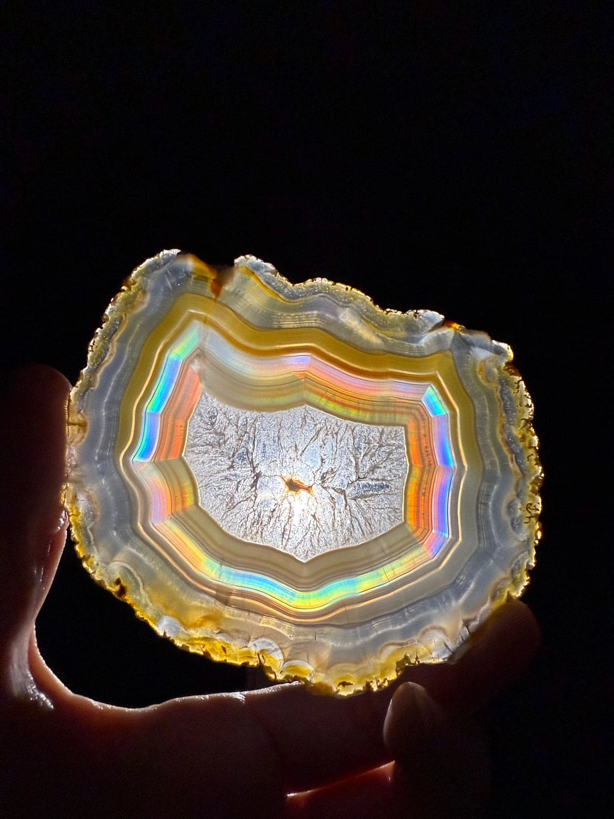 Rainbow Iris Agate B