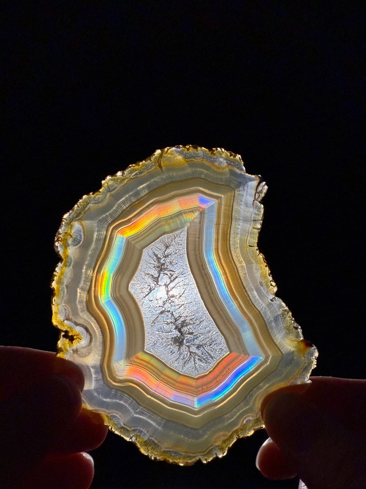 Rainbow Iris Agate C