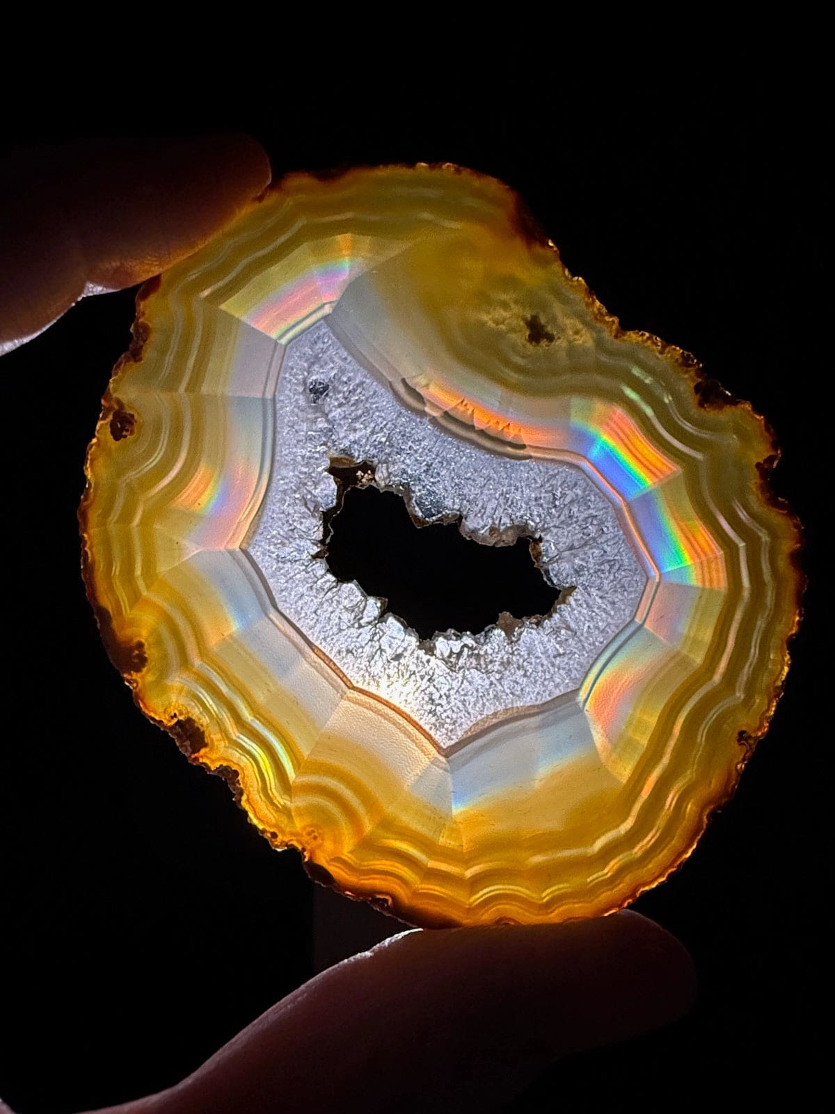 Rainbow Iris Agate D