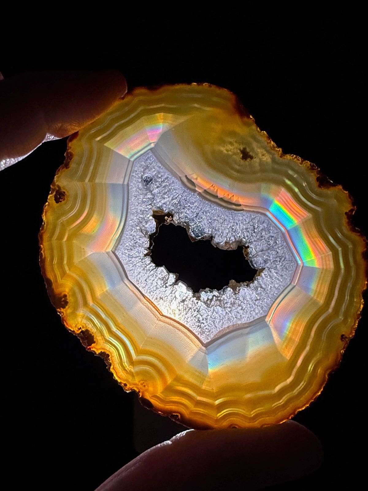 Rainbow Iris Agate D