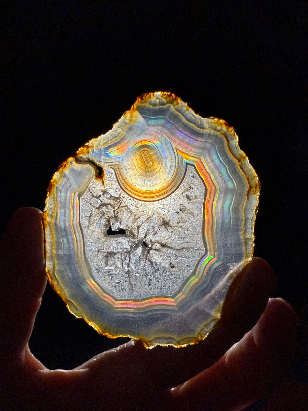 Rainbow Iris Agate F