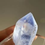 Rare Dumortierite in Quartz Point