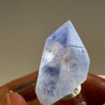 Rare Dumortierite in Quartz Point
