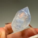 Rare Dumortierite in Quartz Point