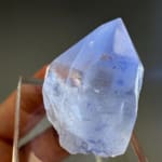 Rare Dumortierite in Quartz Point