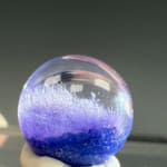 Rare Dumorturite In Quartz Sphere