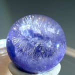Rare Dumorturite In Quartz Sphere