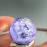 Rare Dumorturite In Quartz Sphere