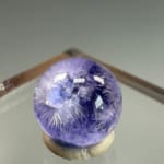 Rare Dumorturite In Quartz Sphere