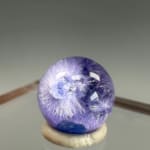 Rare Dumorturite In Quartz Sphere