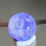 Rare Dumorturite In Quartz Sphere