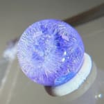 Rare Dumorturite In Quartz Sphere