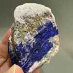 Rare Lazurite with Tugtupite and Pyrite