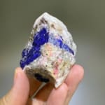 Rare Lazurite with Tugtupite and Pyrite