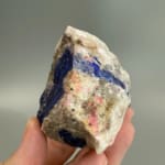 Rare Lazurite with Tugtupite and Pyrite