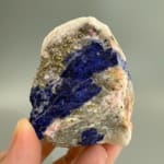Rare Lazurite with Tugtupite and Pyrite
