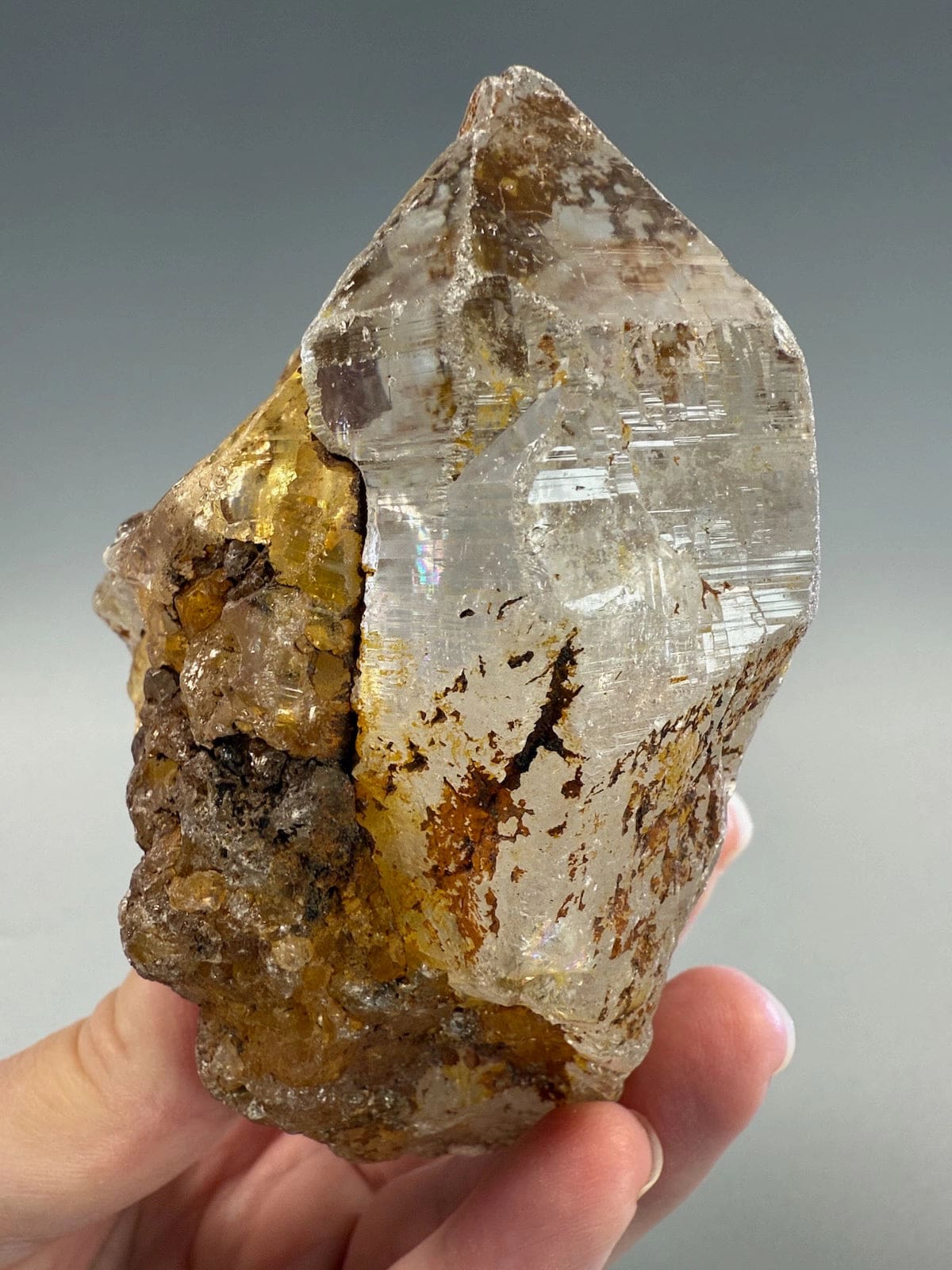 Self Healed Golden Healer Quartz A