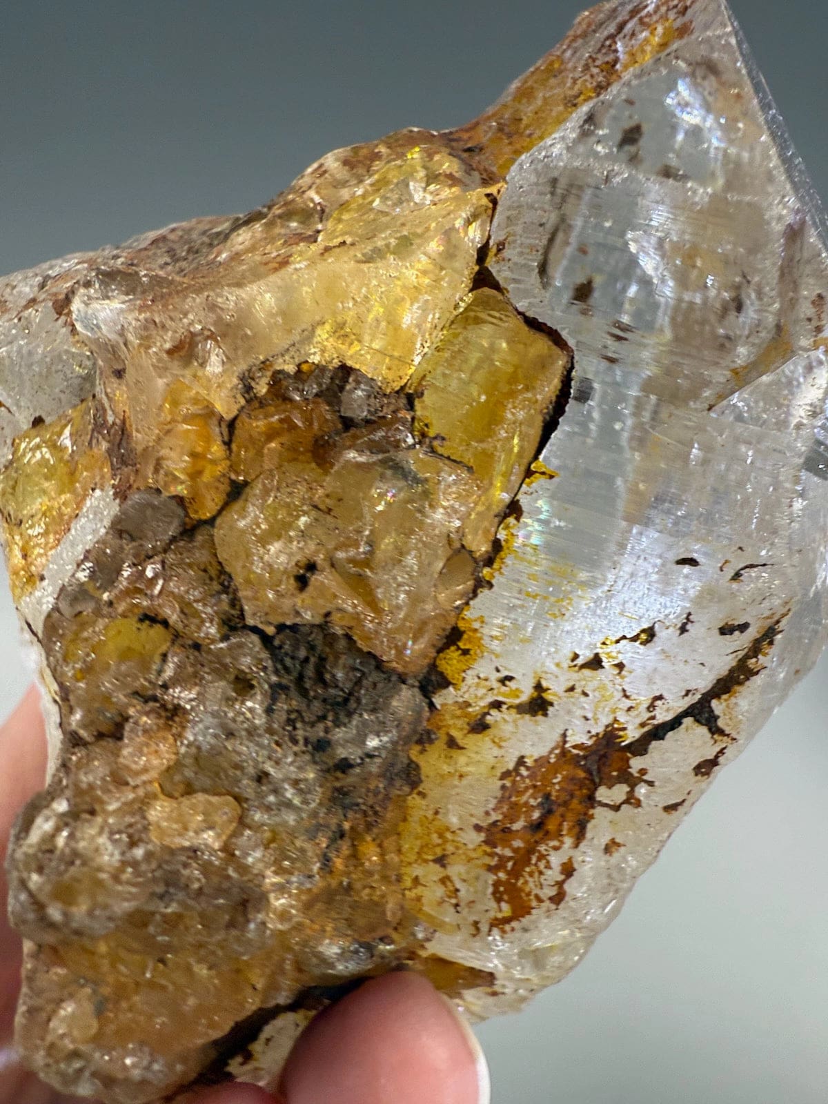 Self Healed Golden Healer Quartz A