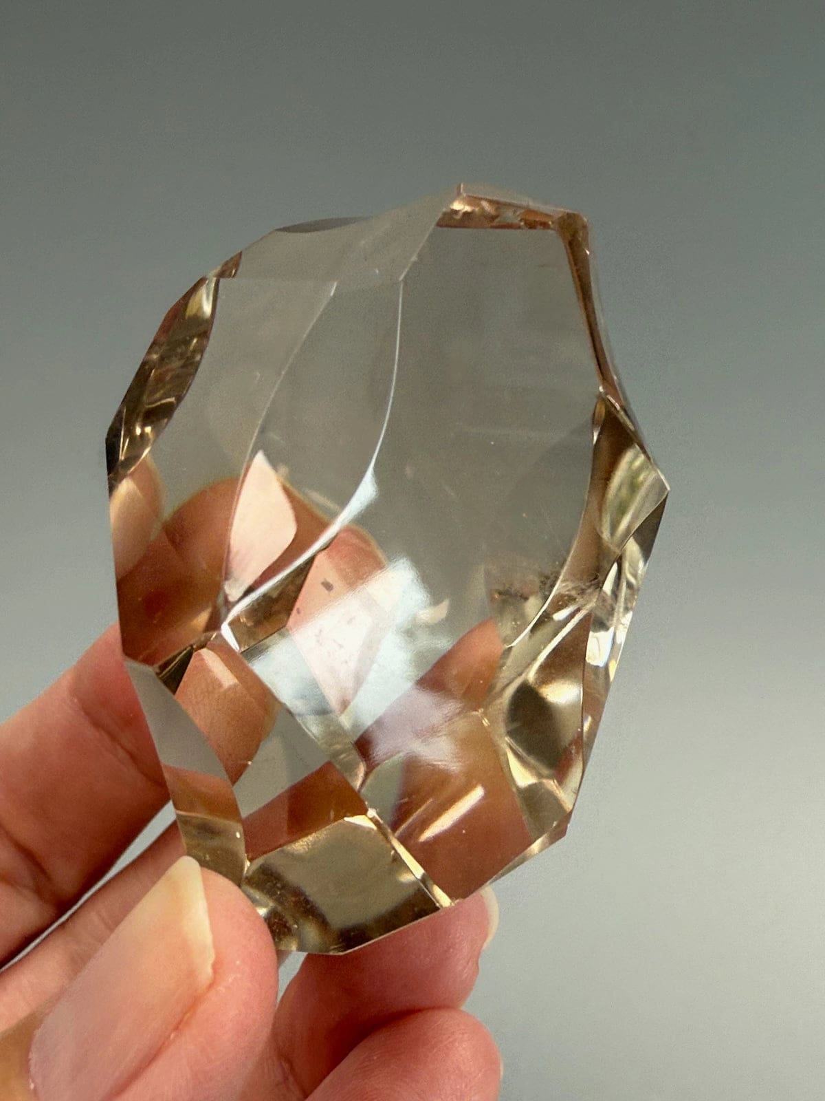 Smokey Quartz Free Form with Phantoms