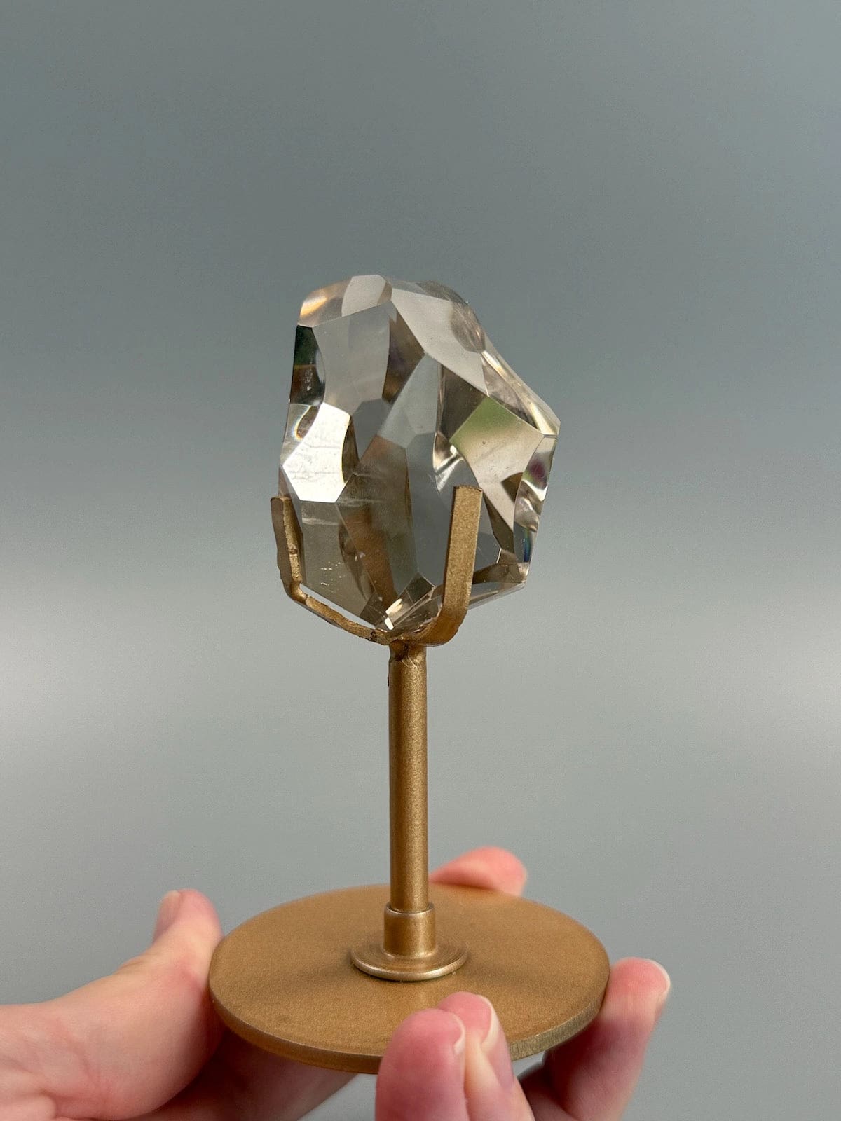 Smokey Quartz Free Form with Phantoms