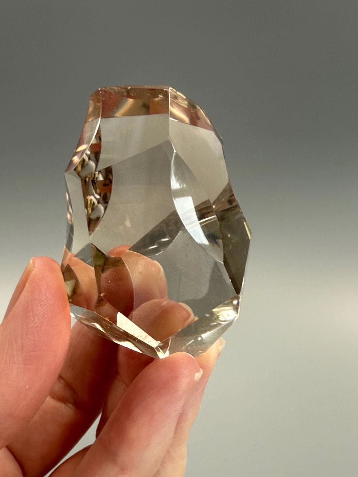 Smokey Quartz Free Form with Phantoms
