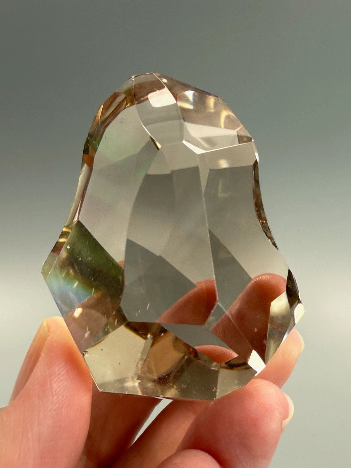 Smokey Quartz Free Form with Phantoms