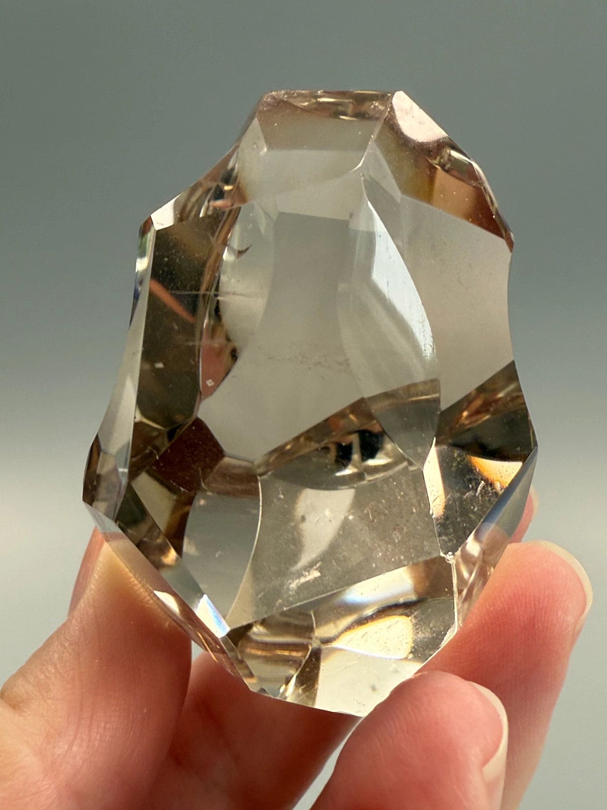 Smokey Quartz Free Form with Phantoms