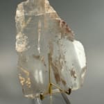 Smokey Quartz Plate A with Sparkling Lepidocrocite