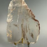 Smokey Quartz Plate A with Sparkling Lepidocrocite