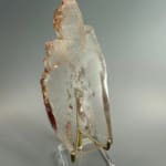 Smokey Quartz Plate B with Sparkling Lepidocrocite