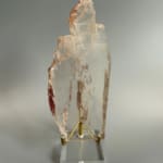 Smokey Quartz Plate B with Sparkling Lepidocrocite