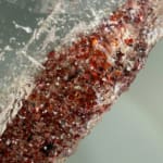 Smokey Quartz Plate B with Sparkling Lepidocrocite