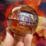Star Fire Quartz Sphere