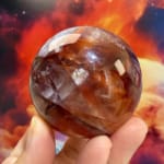 Star Fire Quartz Sphere