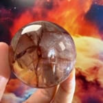 Star Fire Quartz Sphere